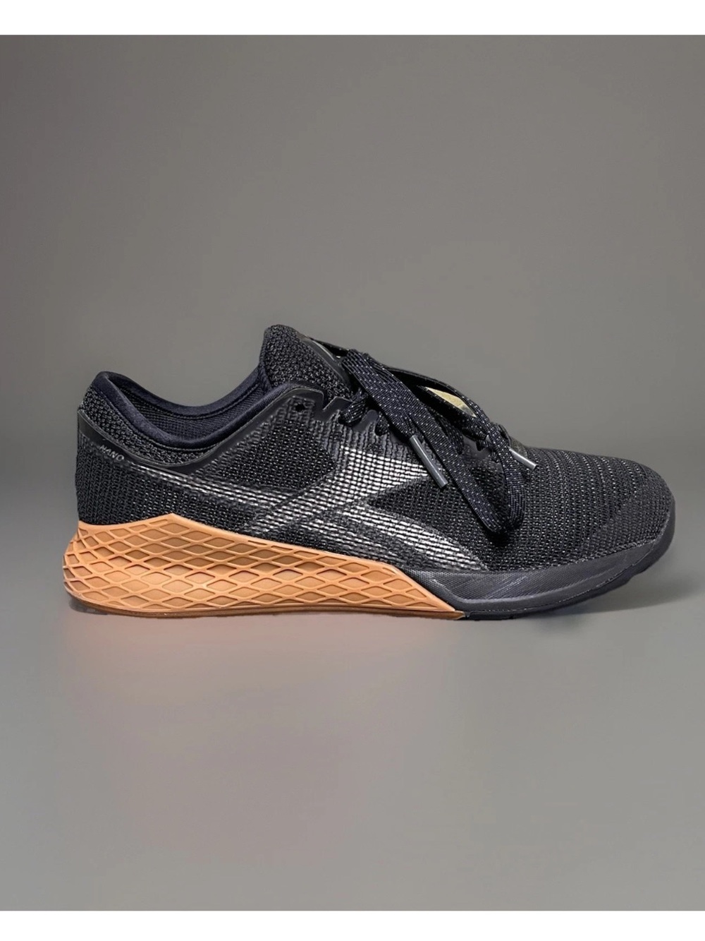Reebok Nano 9 Black/Gum Cross Fit Men's Training Shoes Size 8